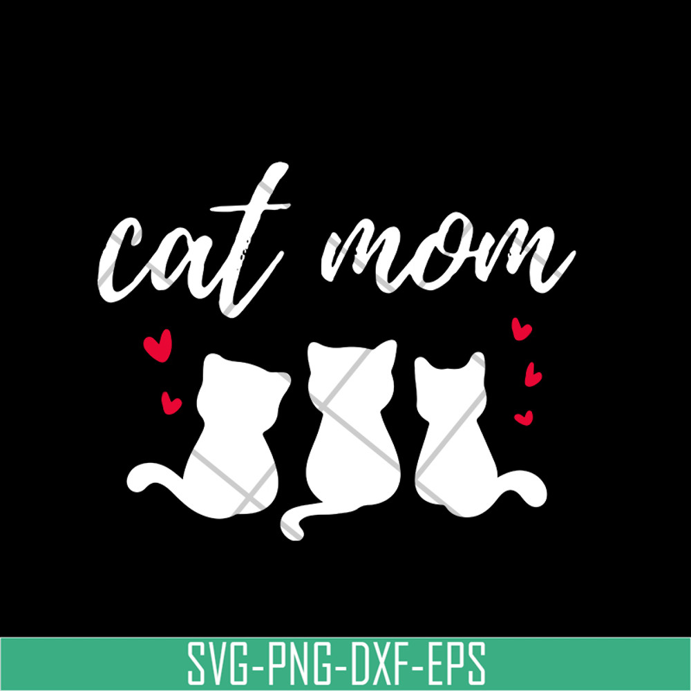 MTD03042111-Cat mom svg,Mother's day svg, eps, png, dxf digital file MTD03042111.jpg