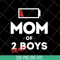MTD03042130-Mom of 2 crazy boys svg, Mother's day svg, eps, png, dxf digital file MTD03042130.jpg