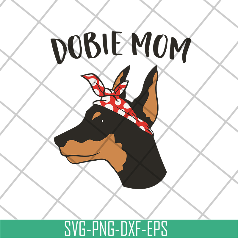 MTD04042101-Dobie mom svg, Mother's day svg, eps, png, dxf digital file MTD04042101.jpg