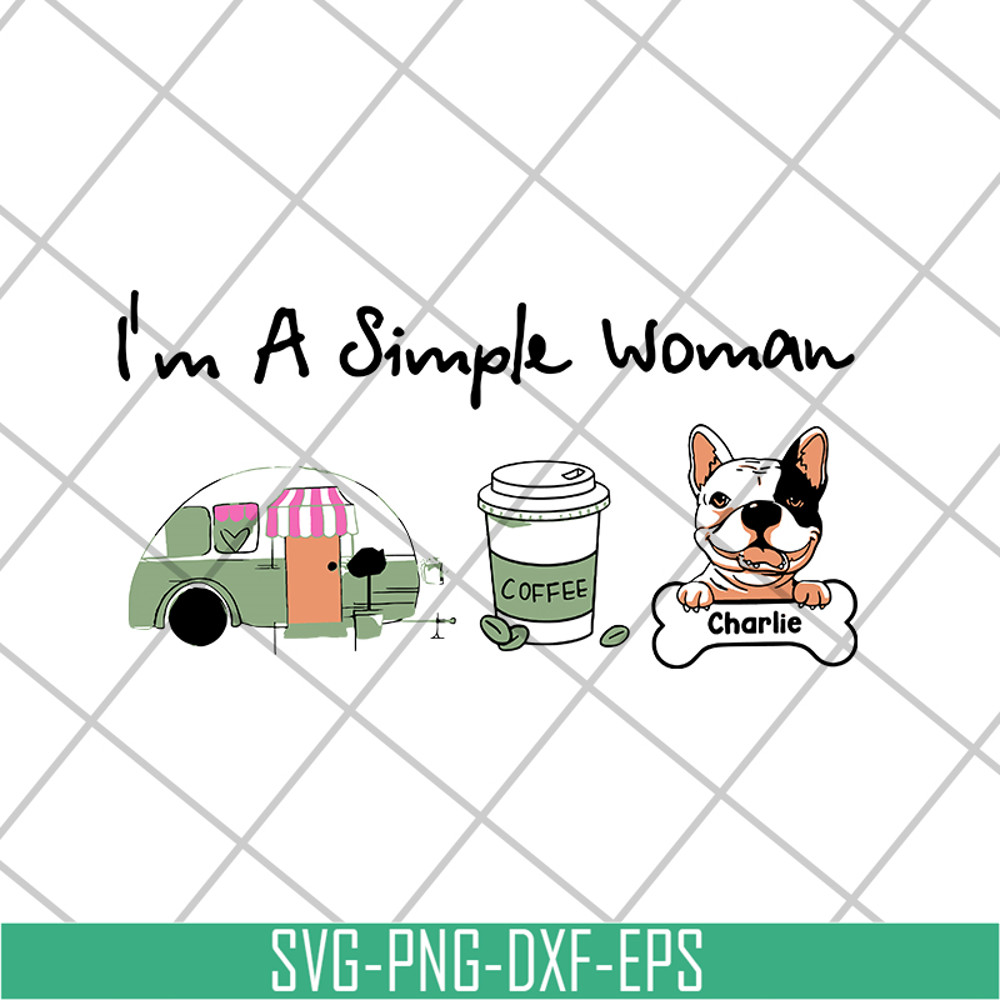 MTD08042108-I'm a simple woman svg, Mother's day svg, eps, png, dxf digital file MTD08042108.jpg