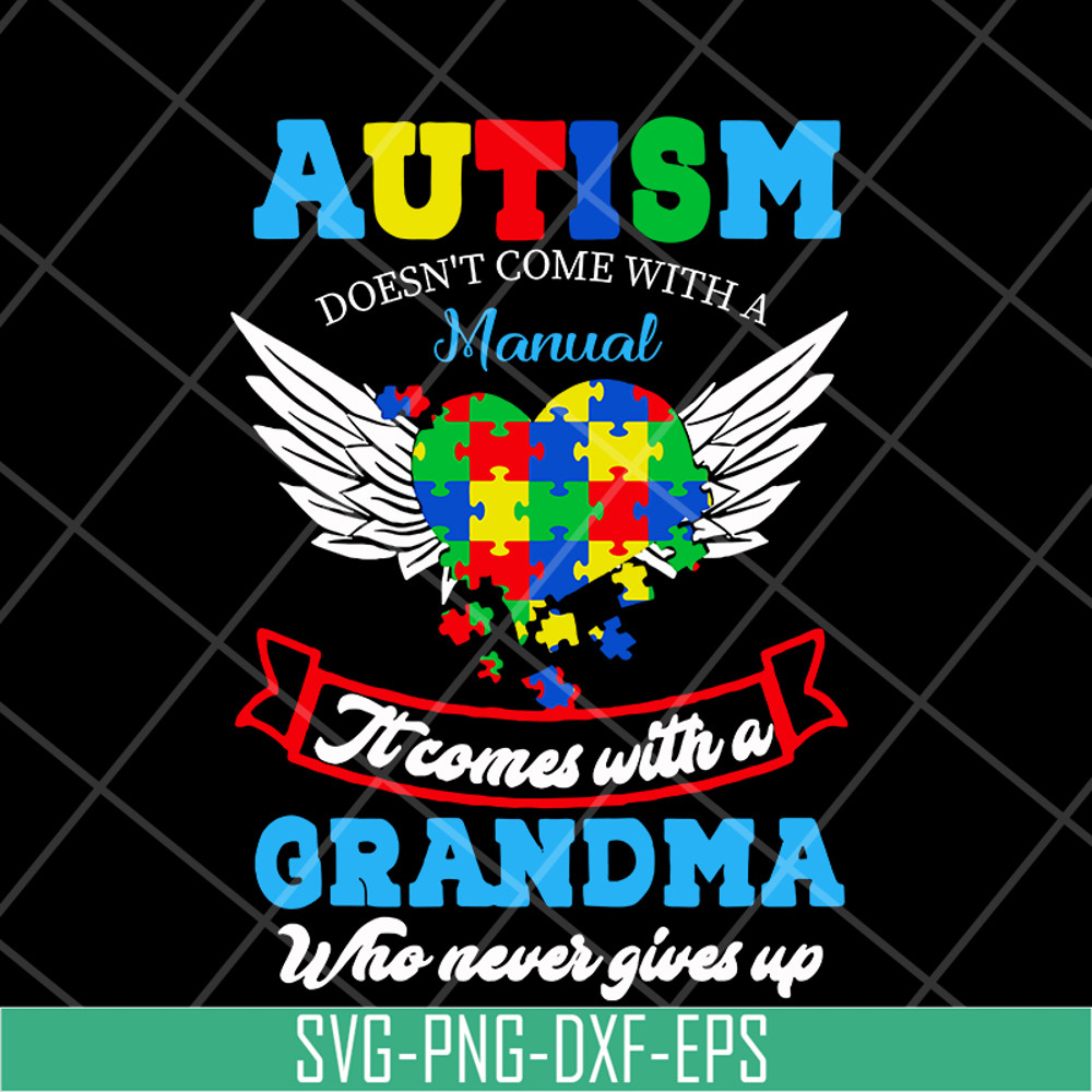MTD16042105-Autism grandma svg, Mother's day svg, eps, png, dxf digital file MTD16042105.jpg