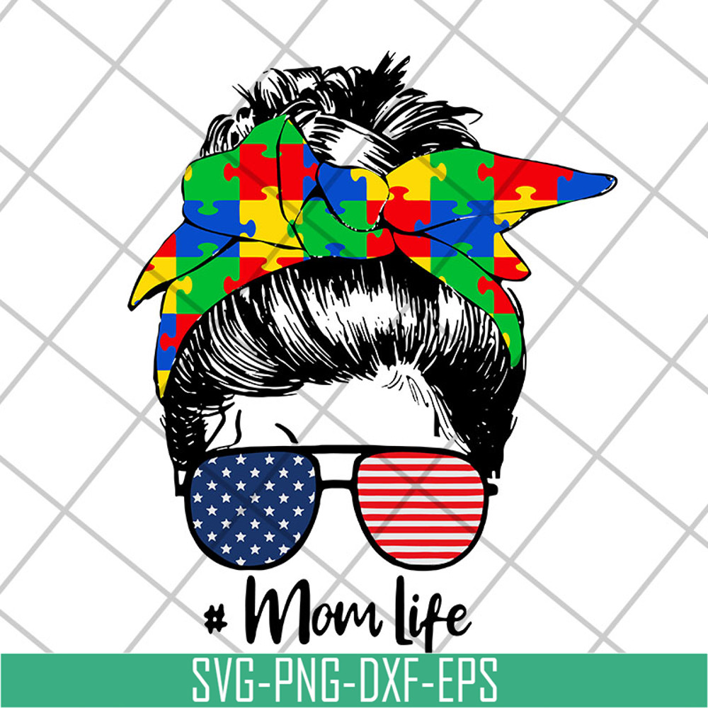 MTD20042102-Autism awareness mom life women mothers day 2021 svg, Mother's day svg, eps, png, dxf digital file MTD20042102.jpg