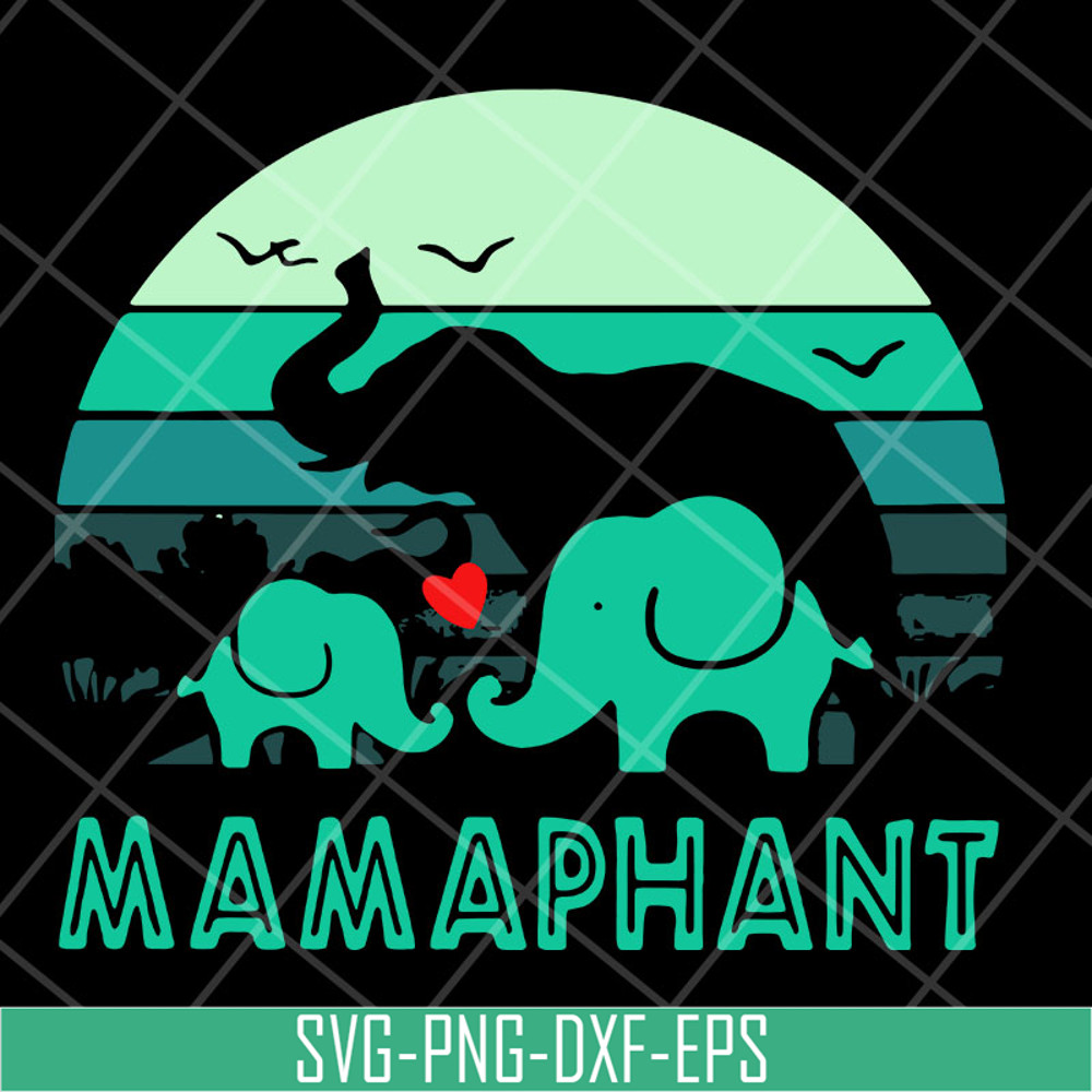 MTD22042112-Mamaphant svg, Mother's day svg, eps, png, dxf digital file MTD22042112.jpg