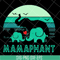 MTD22042112-Mamaphant svg, Mother's day svg, eps, png, dxf digital file MTD22042112.jpg