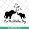 MTD23042133-Mothers Day Elephant svg, Mother's day svg, eps, png, dxf digital file MTD23042133.jpg