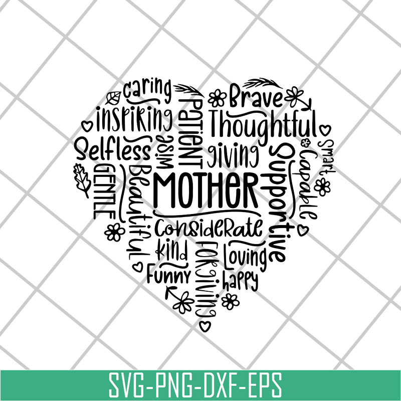 MTD26042108-Mother heart svg, Mother's day svg, eps, png, dxf digital file MTD26042108.jpg