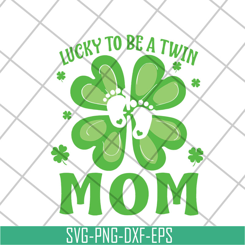 MTD26042125-Lucky to be a twin mom svg, Mother's day svg, eps, png, dxf digital file MTD26042125.jpg