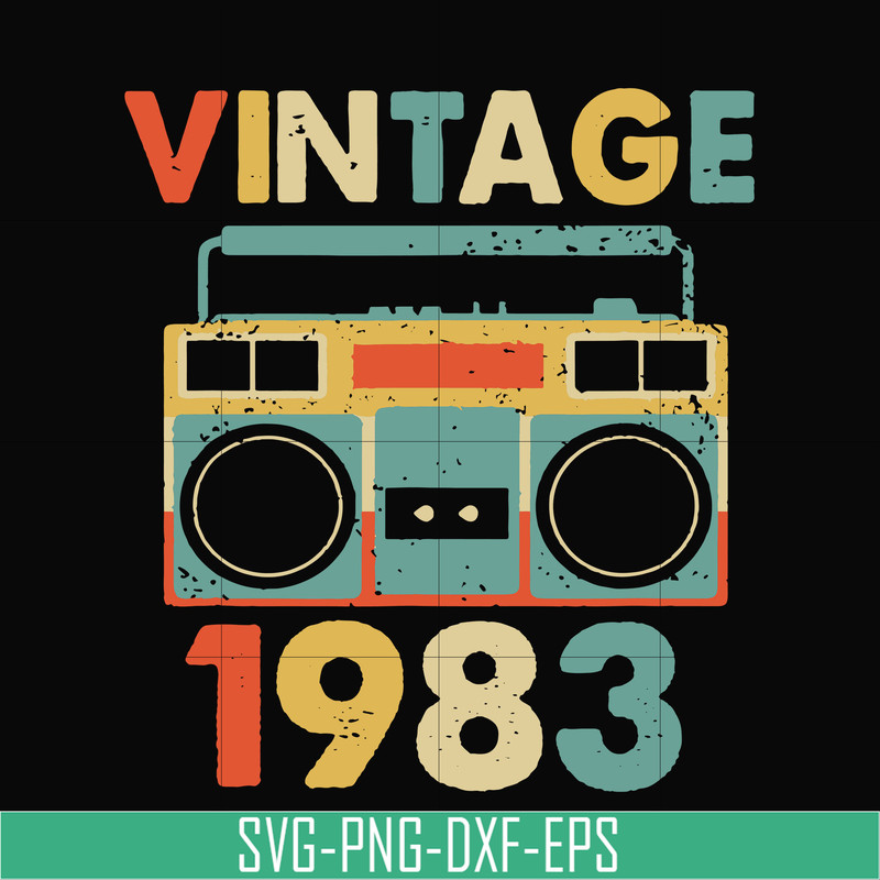 NBD0025-Vintage November 1983 svg, png, dxf, eps digital file NBD0025.jpg