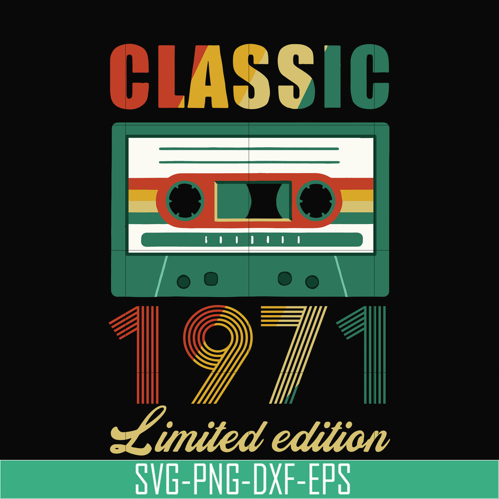 NBD0043-Classic 1971 limited edition svg, png, dxf, eps digital file NBD0043.jpg