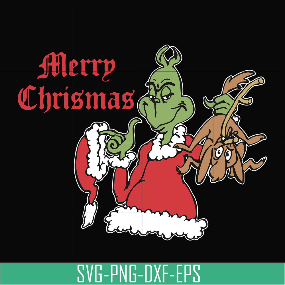 NCRM0001-Merry chrismas svg, Grinch svg, png, dxf, eps digital file NCRM0001.jpg