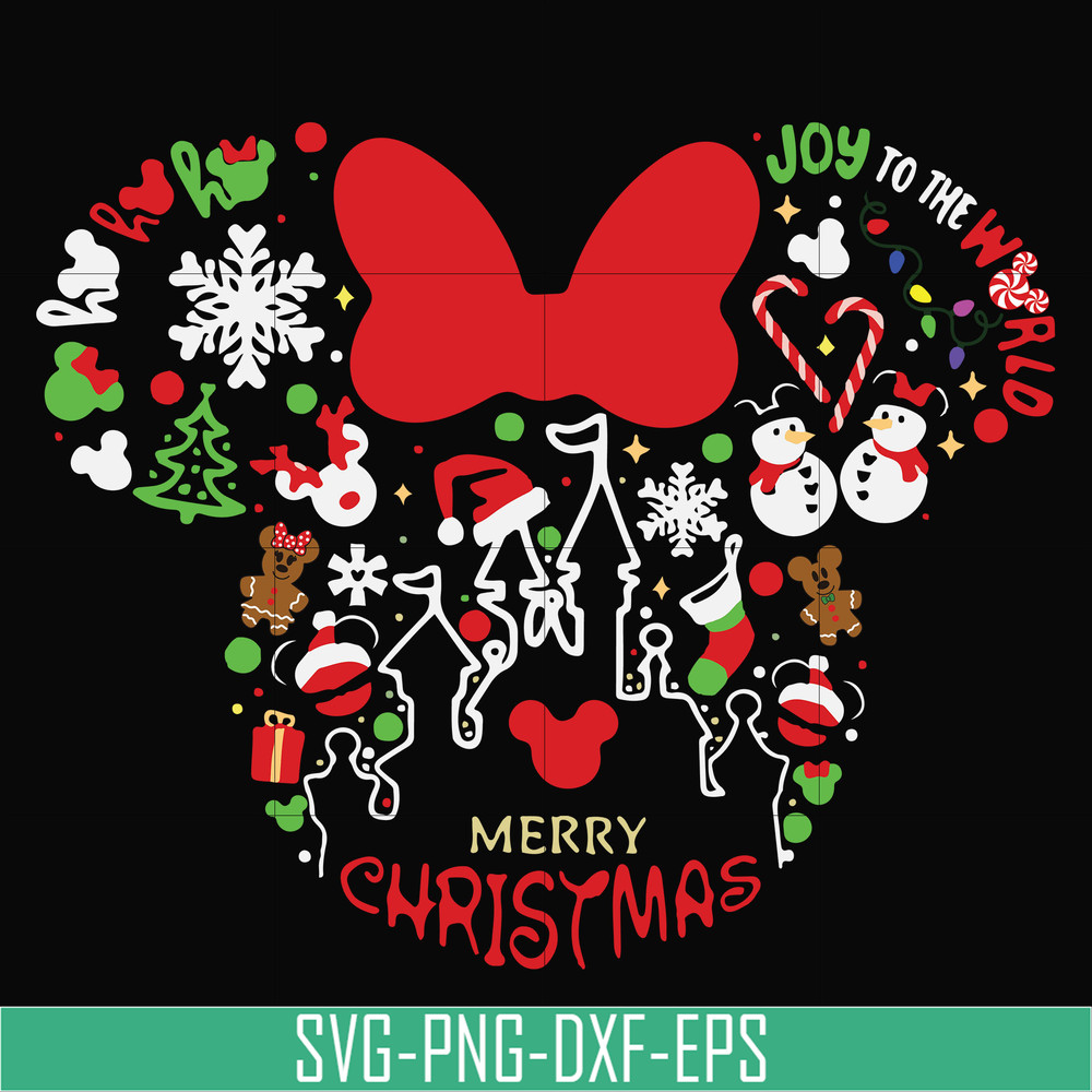 NCRM0096-Merry Christmas Disney Minnie mouse svg, png, dxf, eps digital file NCRM0096.jpg
