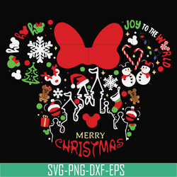 merry christmas disney minnie mouse svg, png, dxf, eps digital file ncrm0096