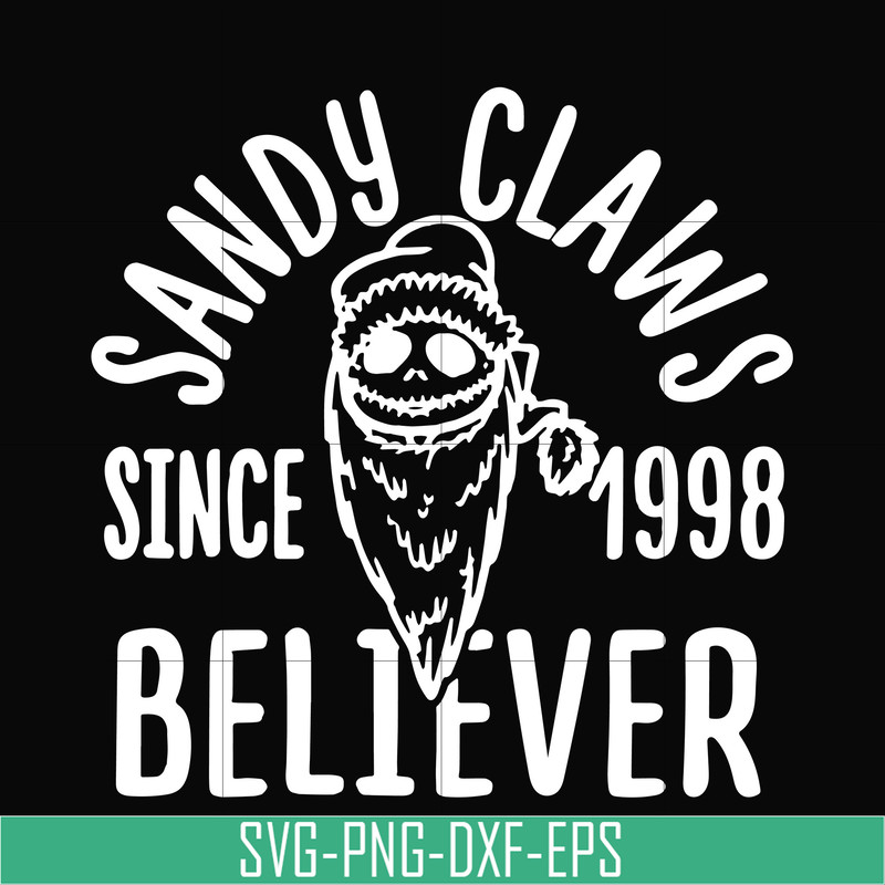 NCRM0107-Sandy claws sine 1998 believer svg, png, dxf, eps digital file NCRM0107.jpg