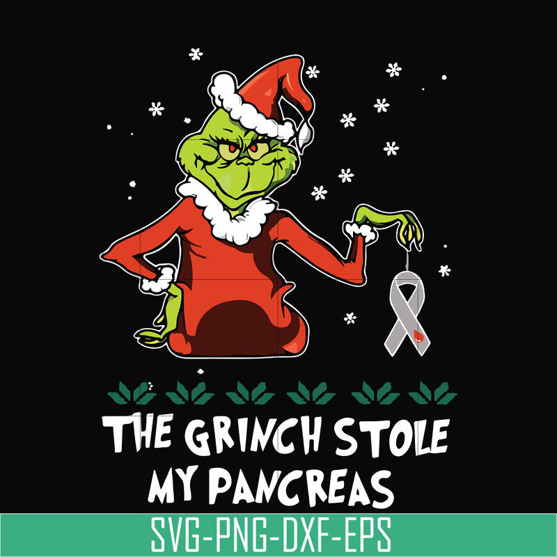 NCRM13072010-The grinch stole my pancreas svg, png, dxf, eps digital file NCRM13072010.jpg