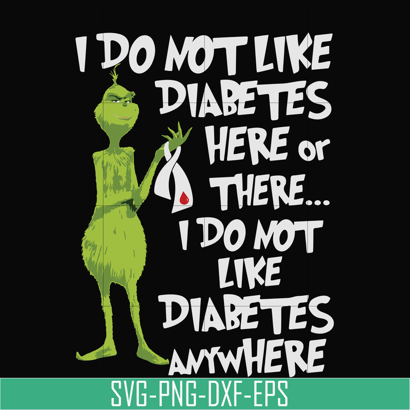 NCRM1307204-I do not like diabetes here or there, i do not like diabetes anywhere, grinch svg, png, dxf, eps digital file NCRM1307204.jpg