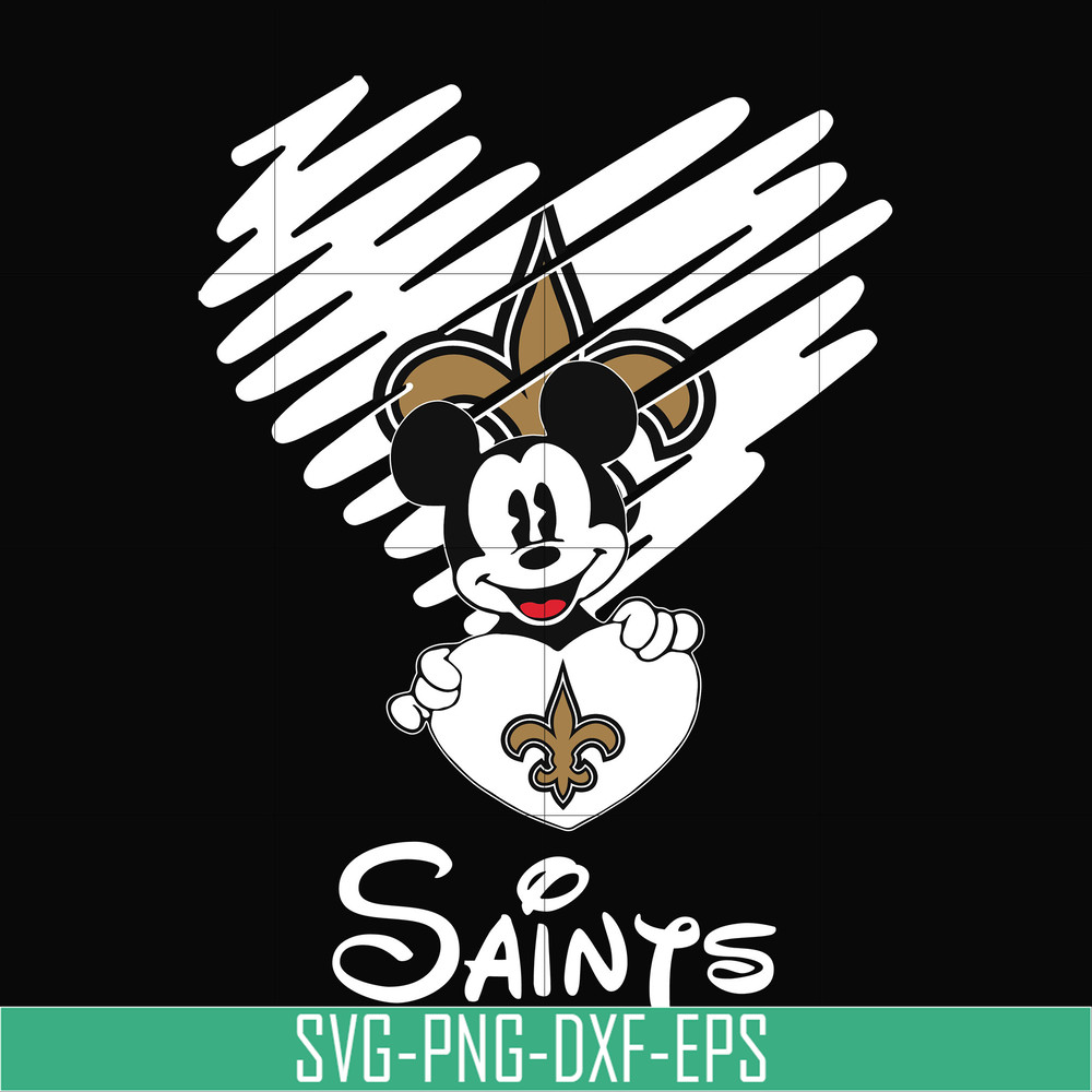 NNFL0031-Saints heart svg, png, dxf, eps digital file NNFL0031.jpg