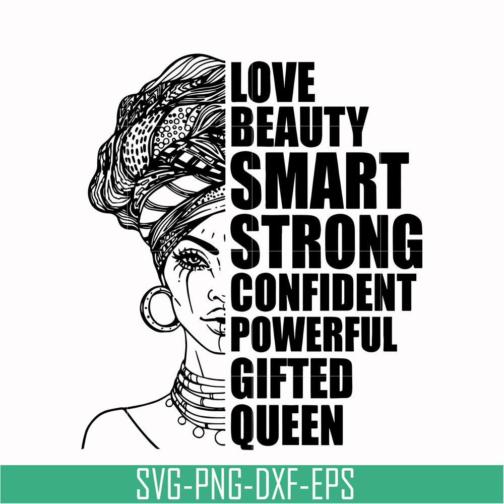 TD0180-love beauty smart strong confident powerfull gifted queen svg, png, dxf, eps digital file TD0180.jpg