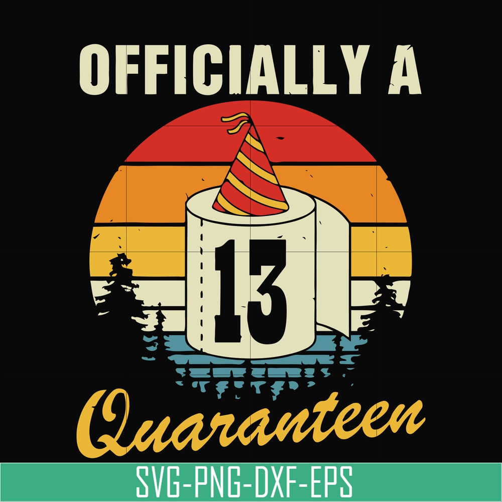 TD29072012-Officially a quaranteen svg, png, dxf, eps digital file TD29072012.jpg