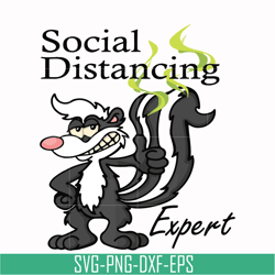 social distancing expert svg, png, dxf, eps digital file td29072013