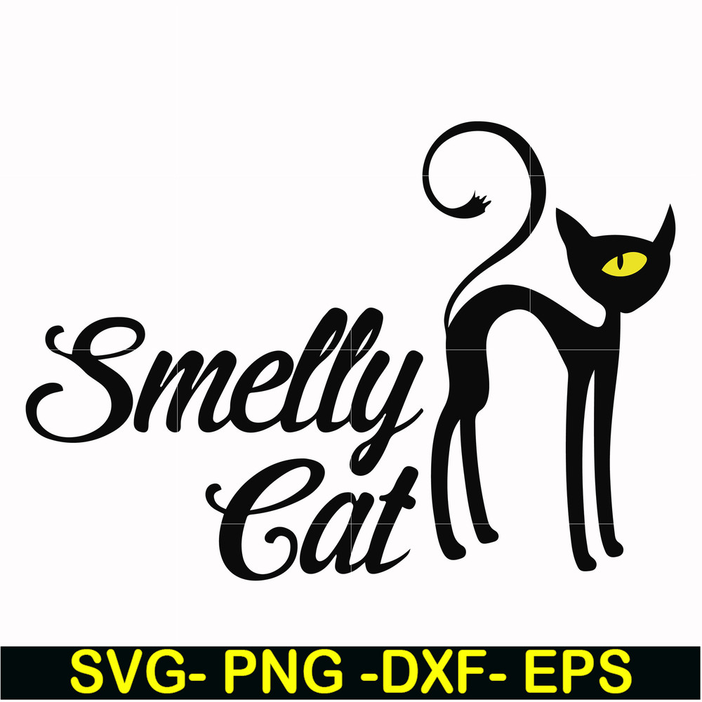 FN0001004-Smelly cat svg, png, dxf, eps file FN0001004.jpg