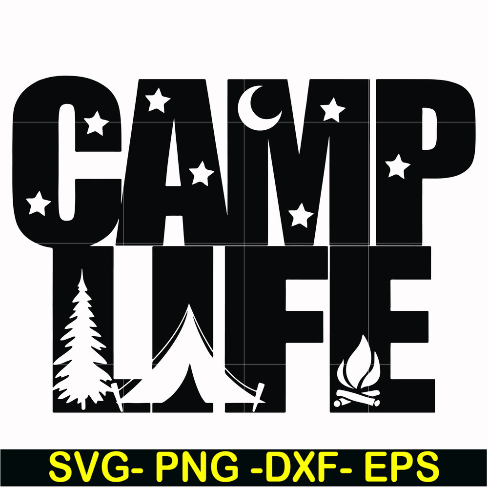 FN000304-Camplife svg, png, dxf, eps file FN000304.jpg
