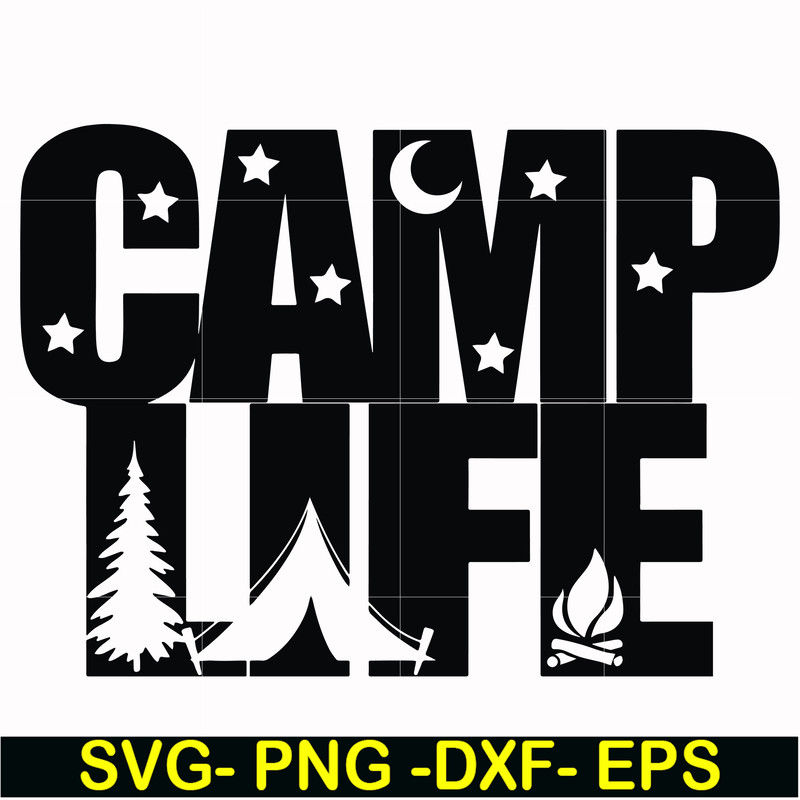 FN000304-Camplife svg, png, dxf, eps file FN000304.jpg