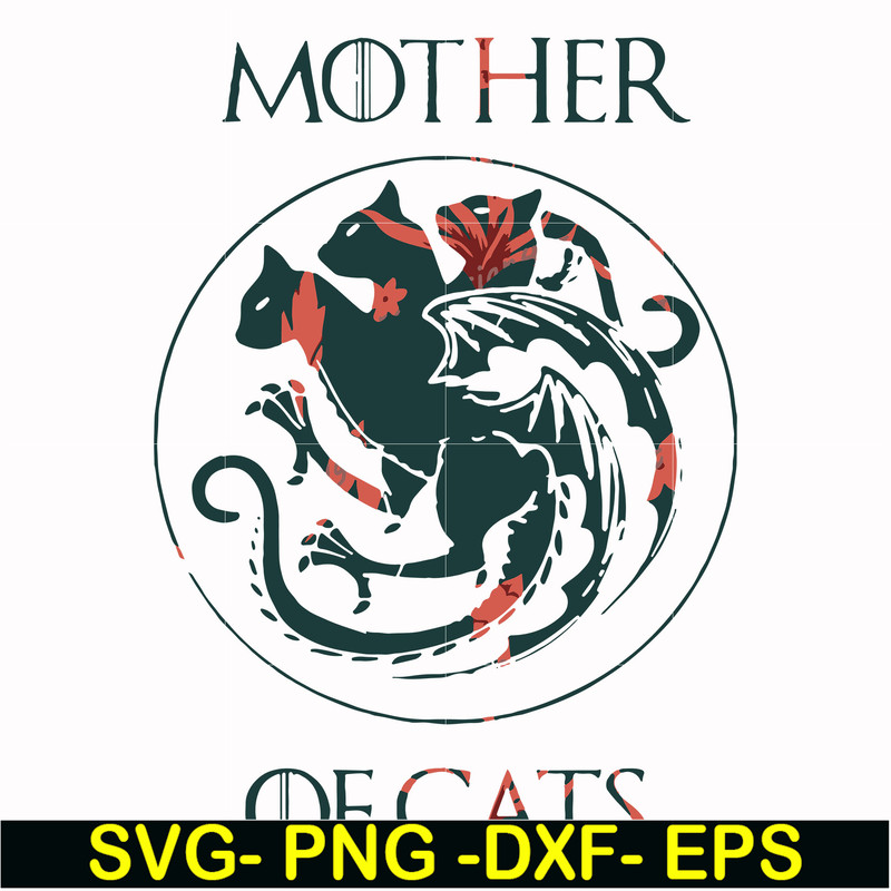 FN000410-Mother of cats svg, png, dxf, eps file FN000410.jpg