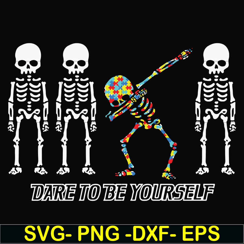 FN00057-Dare to be yourself svg, png, dxf, eps file FN00057.jpg