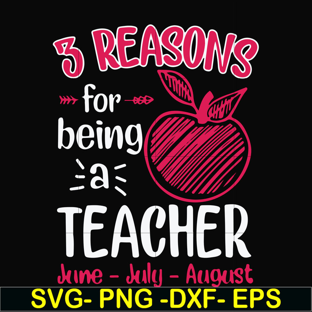 FN000630-3 reasons for being a teacher svg, png, dxf, eps file FN000630.jpg