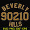 FN000652-Beverly 90210 hills svg, png, dxf, eps file FN000652.jpg