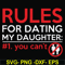 FN000882-Rules for dating my daughter #1. You can't svg, png, dxf, eps file FN000882.jpg