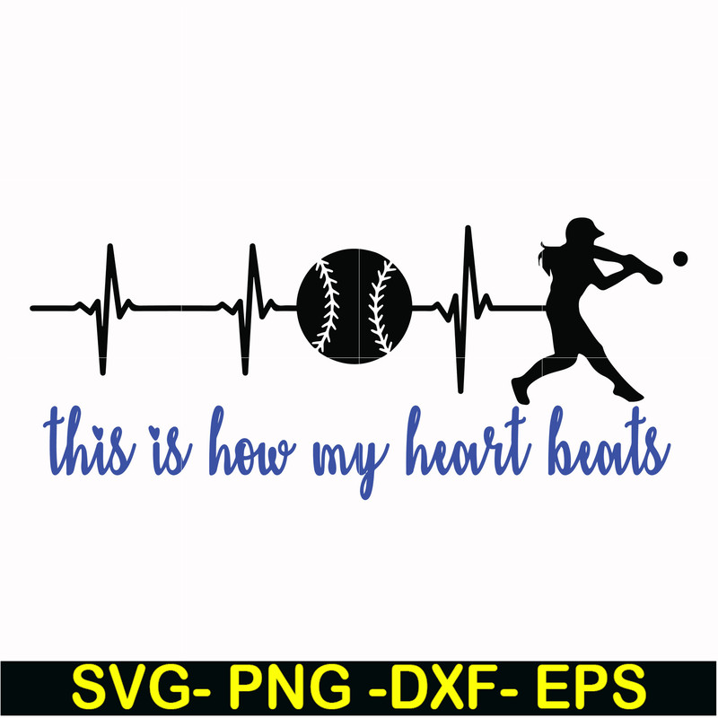 FN000985-This is how my heart beats svg, png, dxf, eps file FN000985.jpg