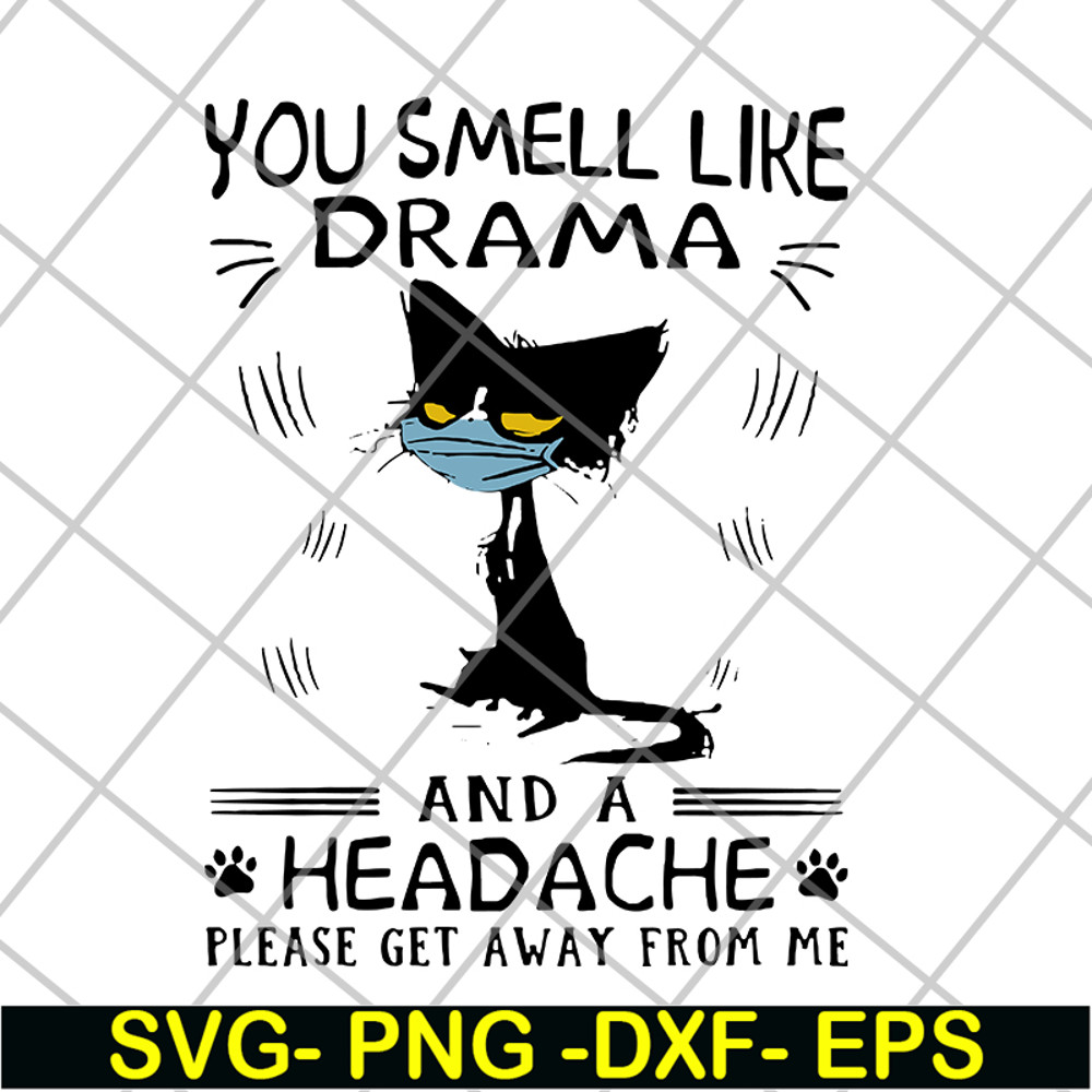 FN11062111-Black cat you smell svg, png, dxf, eps digital file FN11062111.jpg