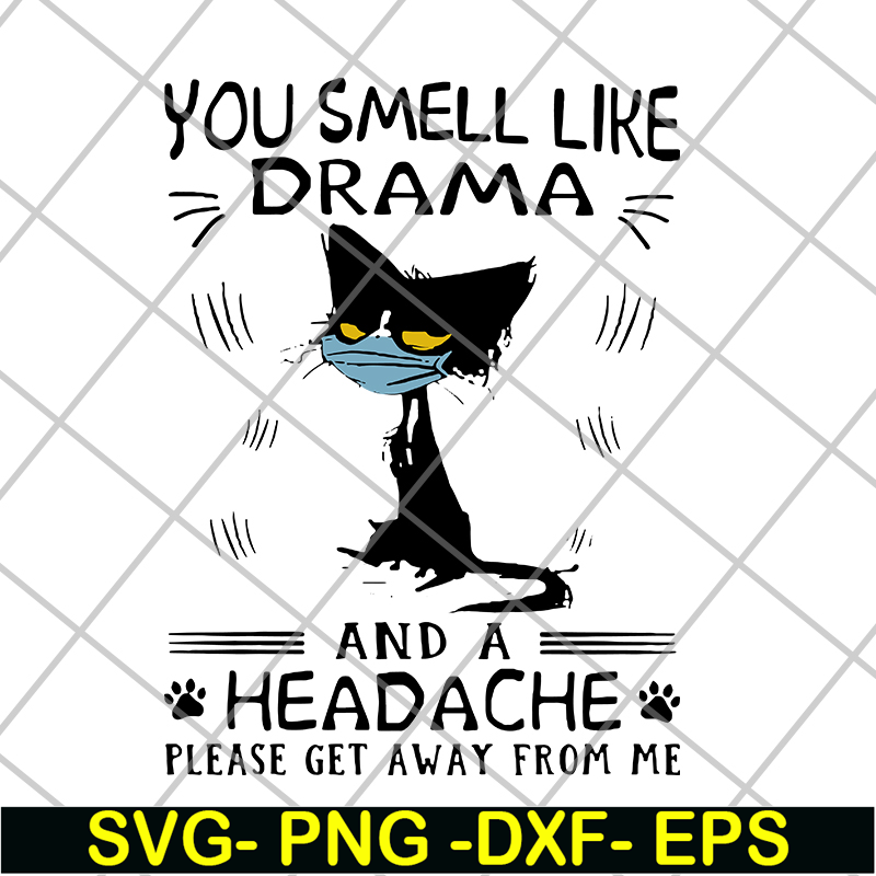 FN11062111-Black cat you smell svg, png, dxf, eps digital file FN11062111.jpg