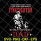 FTD03062108- Firefighter Dad & Son T Shirt Daddy Father's Day.jpg
