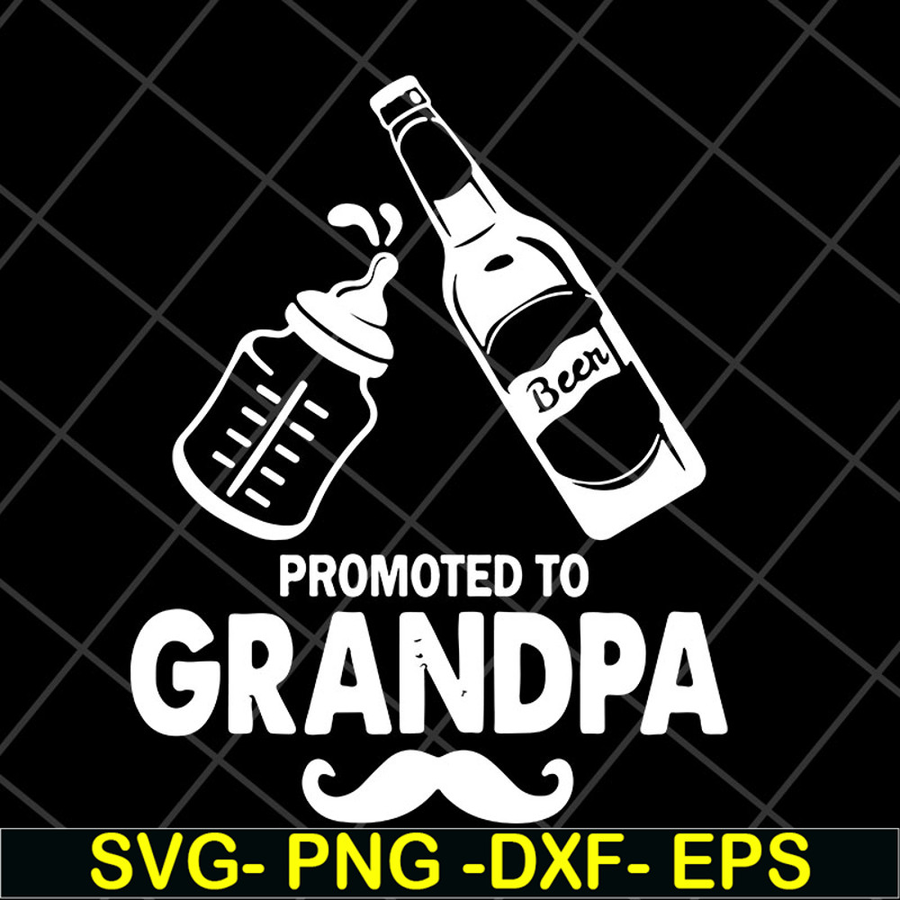 FTD04052103-Promoted to grandpa svg, Fathers day svg, png, dxf, eps digital file FTD04052103.jpg