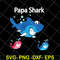 FTD18052109- papa shark svg, png, dxf, eps digital file FTD18052109.jpg