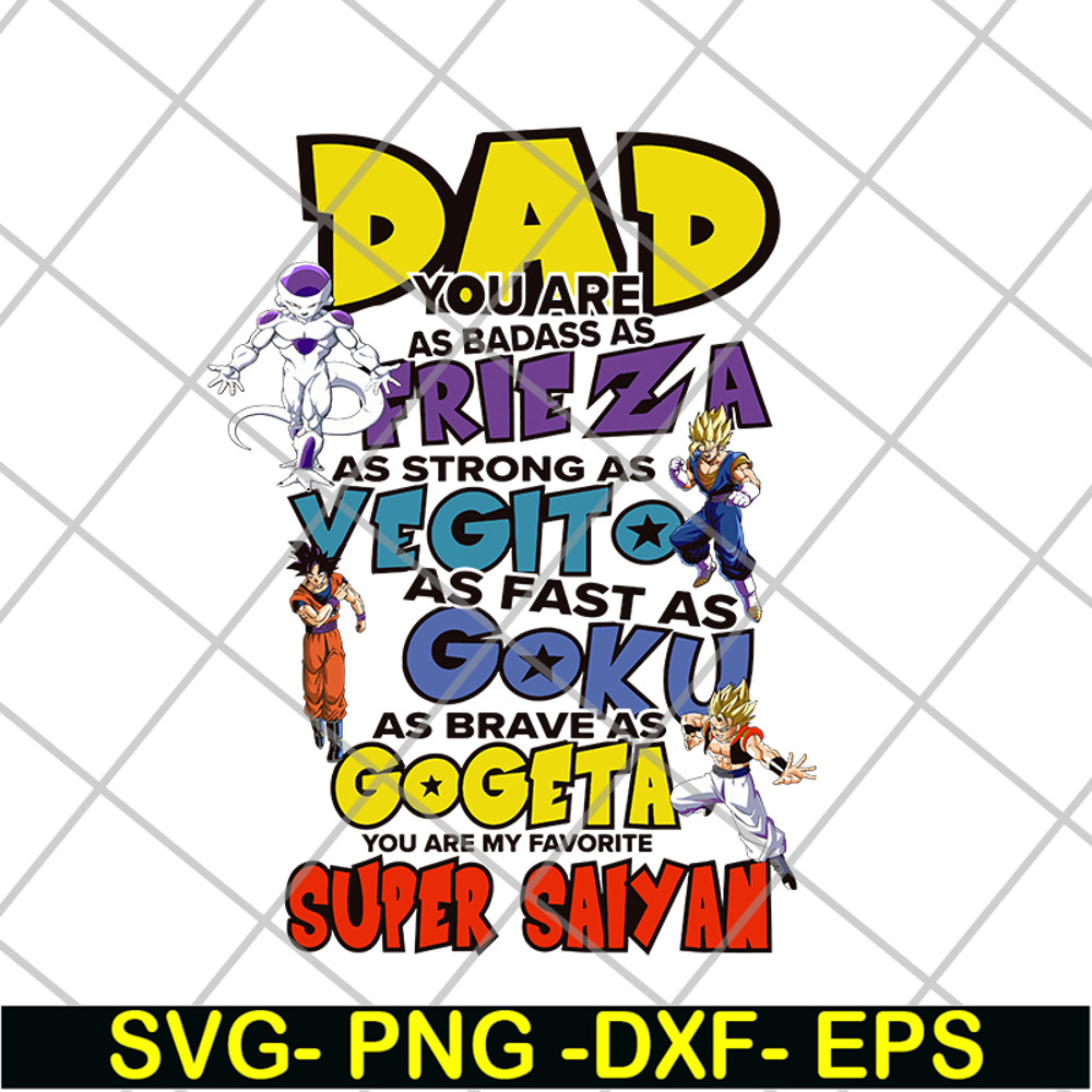 FTD21052107-Dragon Ball Z inspired My Favorite Dad or Favourite Fathers day or Birthday svg, png, dxf, eps digital file FTD21052107.jpg