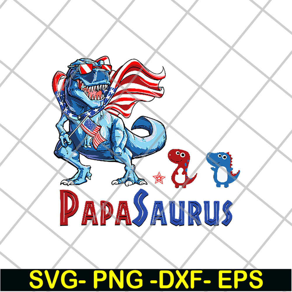 FTD24052101-Papa Saurus With Grandkids svg, png, dxf, eps digital file FTD24052101.jpg