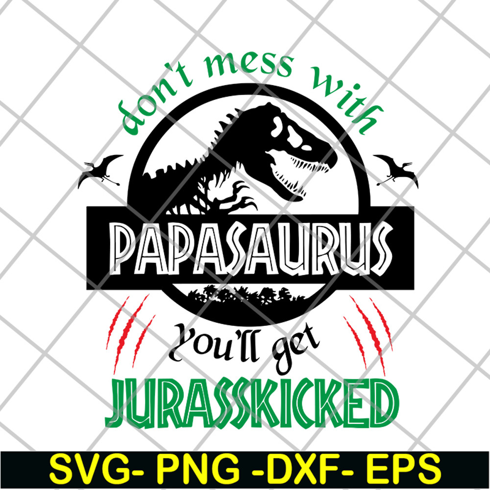 FTD24052103-Papa Saurus svg, png, dxf, eps digital file FTD24052103.jpg