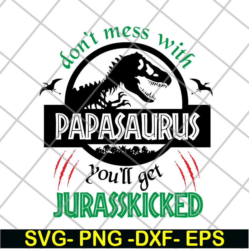 FTD24052103-Papa Saurus svg, png, dxf, eps digital file FTD24052103.jpg