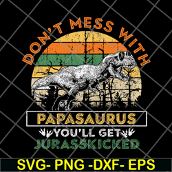 papa saurus svg, png, dxf, eps digital file ftd24052117
