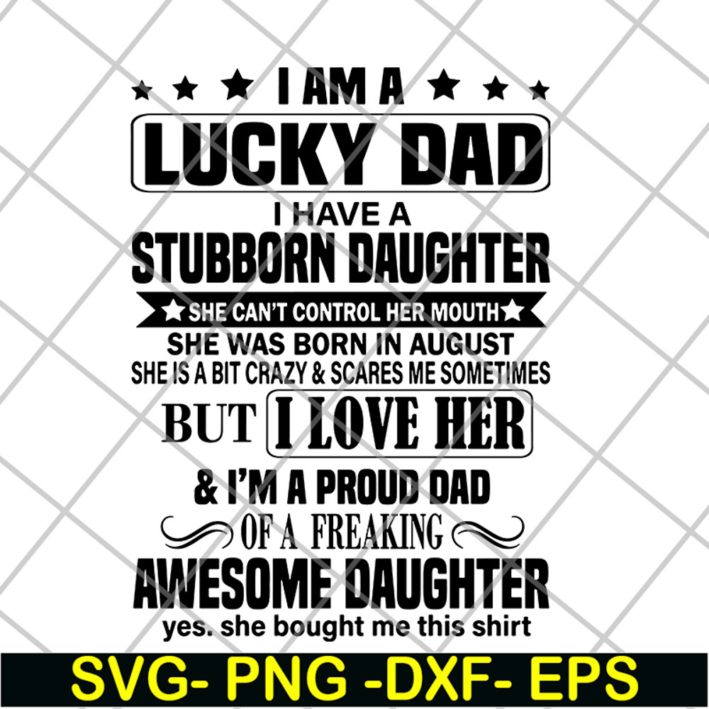 FTD28052121-I am lucky dad svg, png, dxf, eps digital file FTD28052121.jpg