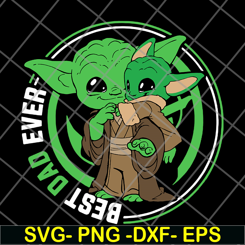 FTD29052143-Yoda and baby yoda best dad ever svg, png, dxf, eps digital file FTD29052143.jpg
