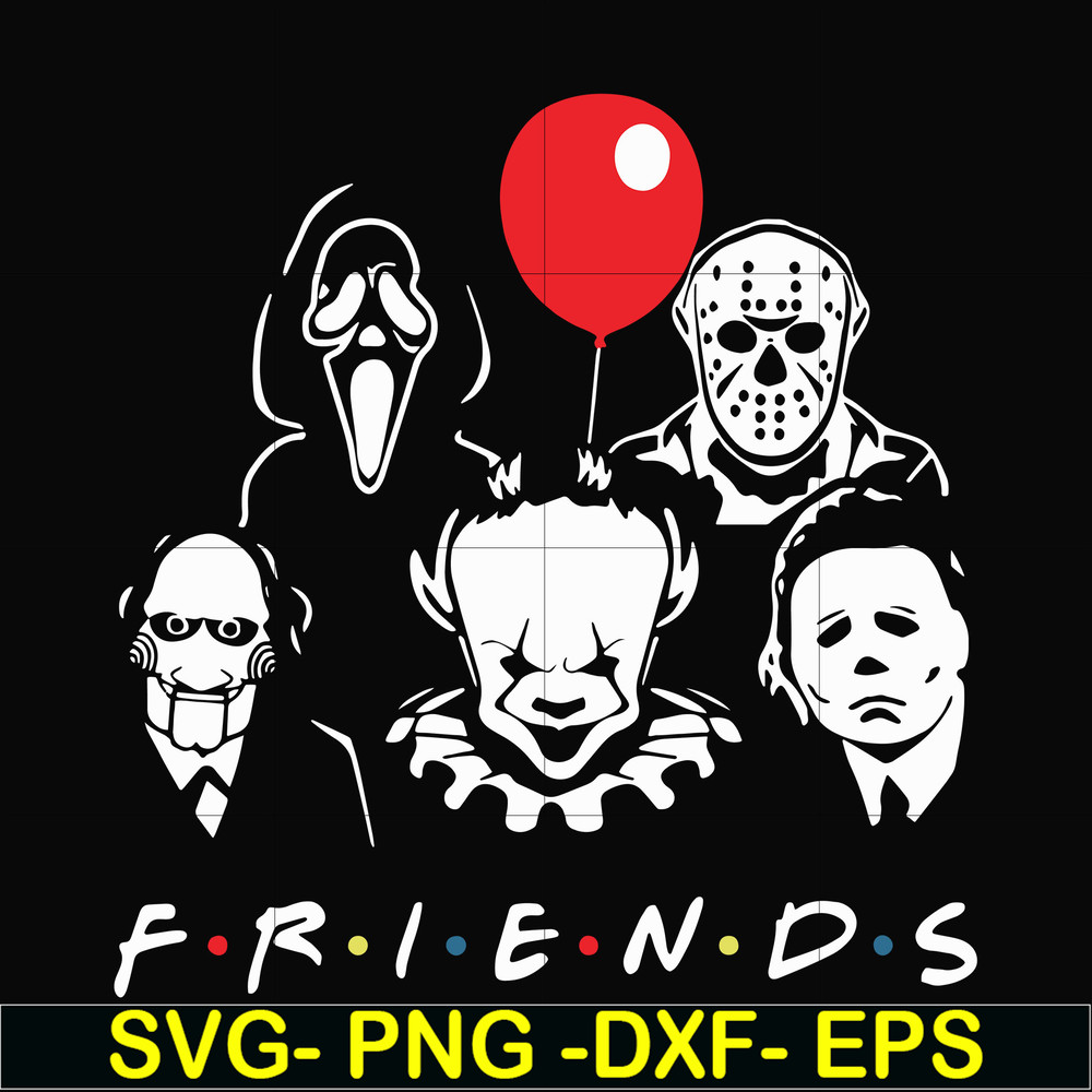 HLW0082-Friends svg, png, dxf, eps digital file HLW0082.jpg