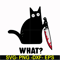 HLW0108-cat with knife svg, png, dxf, eps digital file HLW0108.jpg