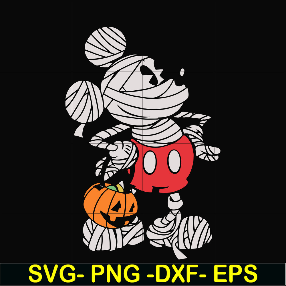 HLW0131-Mickey mouse halloween mummy svg, png, dxf, eps digital file HLW0131.jpg
