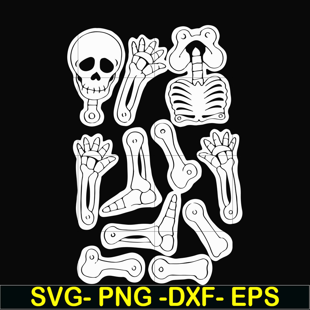 HLW2207208-Glow in the dark skeleton svg, halloween svg, png, dxf, eps digital file HLW2207208.jpg