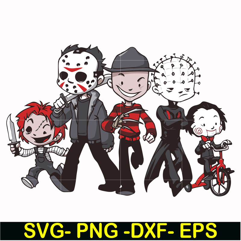 HLW2307205-Scary Friends Horror svg, Halloween svg, png, dxf, eps digital file HLW2307205.jpg
