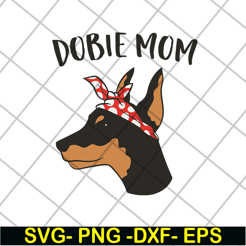 MTD04042101-Dobie mom svg, Mother's day svg, eps, png, dxf digital file MTD04042101.jpg